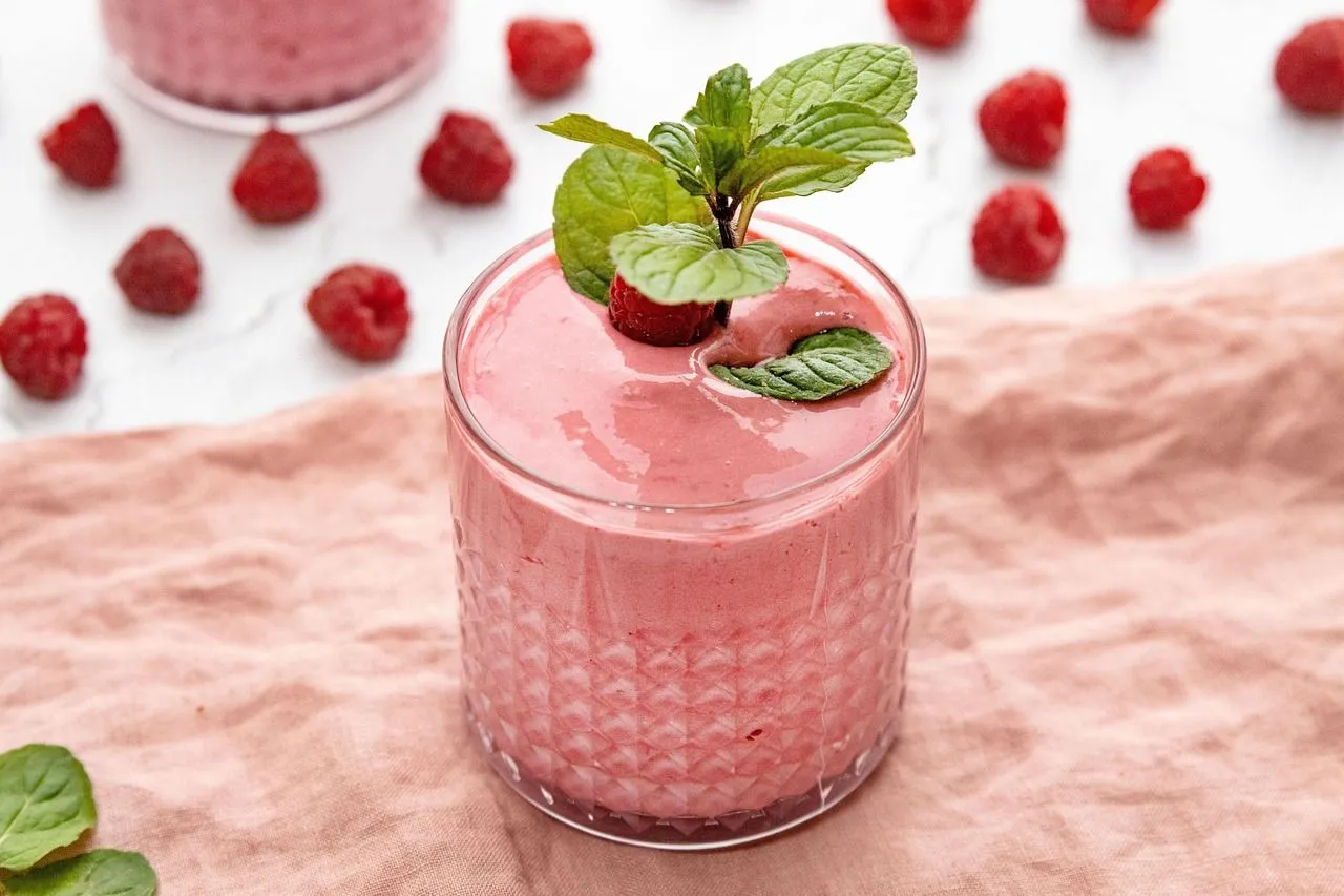smoothie z malin