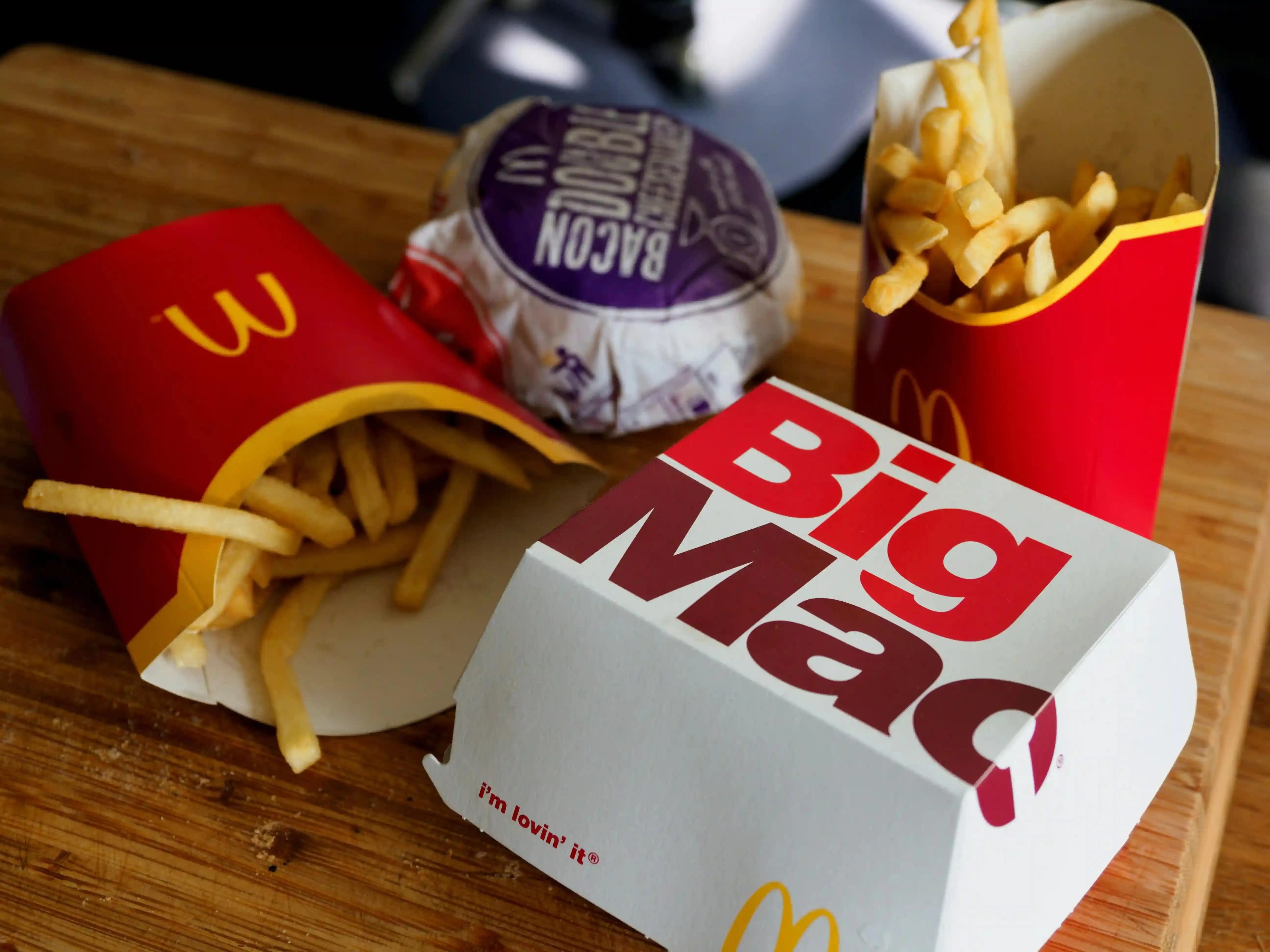 MC donalds jídlo