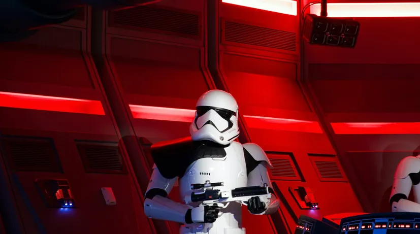 Imperiální Stormtrooper na lodi